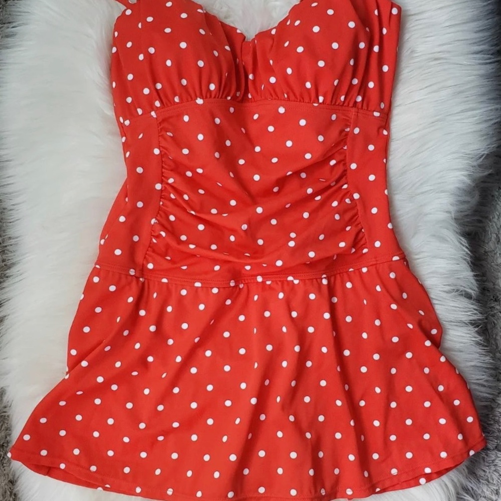Tropical Escape Polka Dot one piece